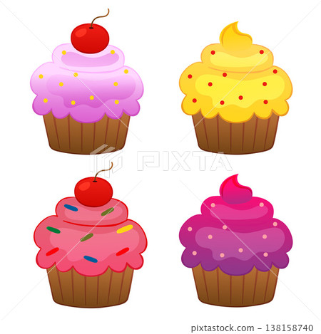 muffin cupcake set sweet treats set 138158740