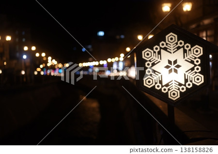Night view of the spa town Night view of the spa town 138158826