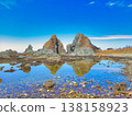Meoto Iwa (Married Couple Rocks) in Sado, Niigata Prefecture 138158923