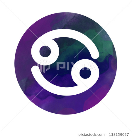 Cancer constellation symbol Cancer constellation symbol 138159057