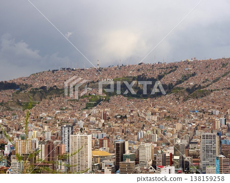 Streetscape of La Paz, the capital of Bolivia Streetscape of La Paz, the capital of Bolivia 138159258