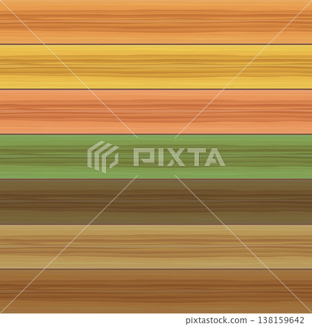 wooden planks in various colors front view wooden planks in various colors front view 138159642
