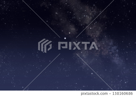 A realistic starry sky background featuring the shining constellation Aquila. 138160686