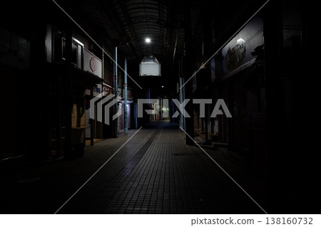 國際通，夜晚燈光昏暗 138160732