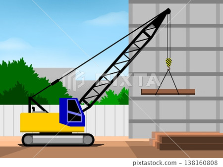 Crane work 138160808