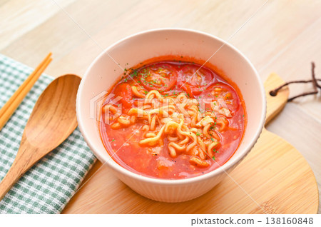 Tomato Cheese Salt Ramen 138160848