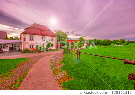 Beautiful sunset scenery Beautiful sunset scenery 138161312
