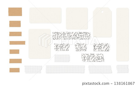 Washi Tape and Sticker Paper Set with Neutral Aesthetic Labels Tags and Journal Stationery Elements Washi Tape and Sticker Paper Set with Neutral Aesthetic Labels Tags and Journal Stationery Elements 138161867