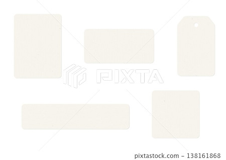 Rounded Label Set Blank White Paper Stickers Isolated Packaging Mockup Collection Rounded Label Set Blank White Paper Stickers Isolated Packaging Mockup Collection 138161868