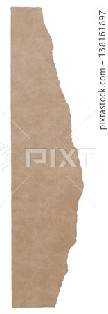 Ripped Kraft Paper Isolated Brown Paper Piece Rustic Texture Design Element Ripped Kraft Paper Isolated Brown Paper Piece Rustic Texture Design Element 138161897