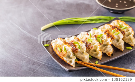 gyoza or dumplings snack with soy sauce gyoza or dumplings snack with soy sauce 138162159