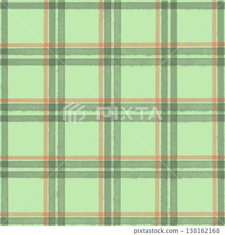Green and orange tartan check Green and orange tartan check 138162168