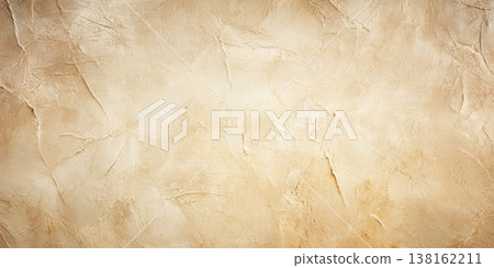 Soft beige plaster wall texture background with subtle cracks for vintage grunge wallpaper and aged surface design 138162211