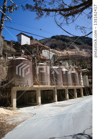 A mechanical quarry in the mountains A mechanical quarry in the mountains 138162417