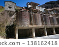 A mechanical quarry in the mountains 138162418