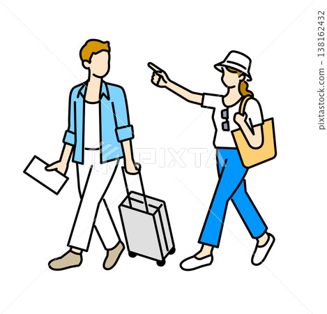 Couple going on a trip 138162432