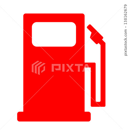 Simple gas station icon image Simple gas station icon image 138162679