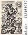 Drawing in the style of engraving 138163050