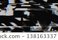 Glitch Texture with RGB Split and VHS Scanline Distortion 138163337