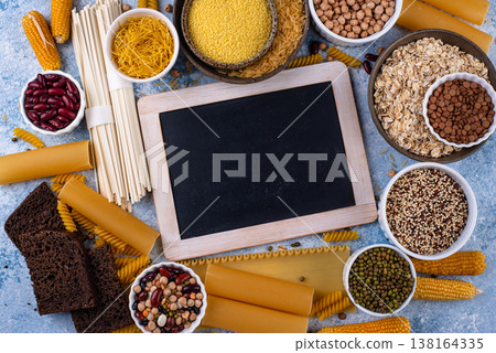 Different sources of carbs in food Different sources of carbs in food 138164335