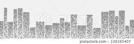 Black and white silhouette of a modern city skyline, ideal for urban-themed designs and digital projects. Black and white silhouette of a modern city skyline, ideal for urban-themed designs and digital projects. 138165407