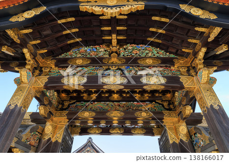 The Karamon Gate and Ninomaru Palace of Nijo Castle in Kyoto 138166017