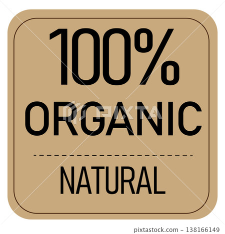 Natural label design with organic labeling Natural label design with organic labeling 138166149