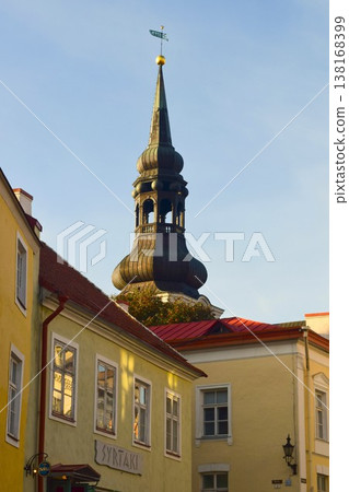 The cityscape and spires of Tallinn, Estonia The cityscape and spires of Tallinn, Estonia 138168399