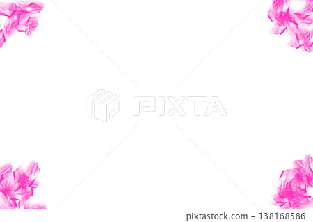Yellow frame with pink dotted edges,sides for text Yellow frame with pink dotted edges,sides for text 138168586