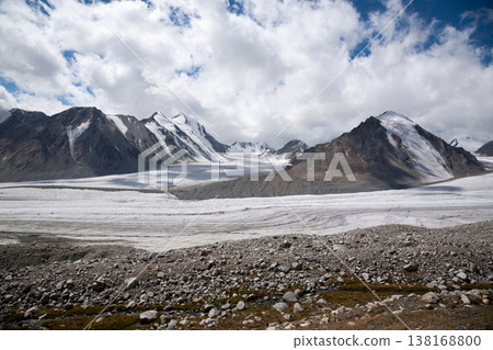 Altai tavan bogd national park landscape, Potanin Glacier, Mongolia 138168800