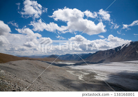 Altai tavan bogd national park landscape, Potanin Glacier, Mongolia Altai tavan bogd national park landscape, Potanin Glacier, Mongolia 138168801