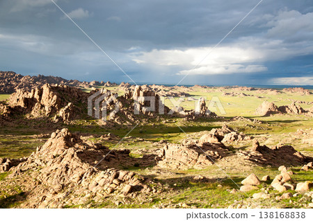 Ikh gazriin chuluu National Park landscape, Mongolia 138168838