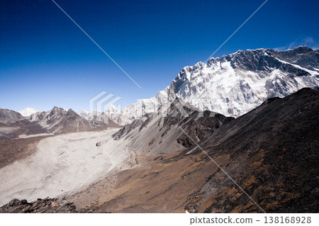 Mountains landscape from Chukhung Ri viewpoint, Nepal 138168928