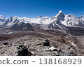 Mountains landscape from Chukhung Ri viewpoint, Nepal 138168929
