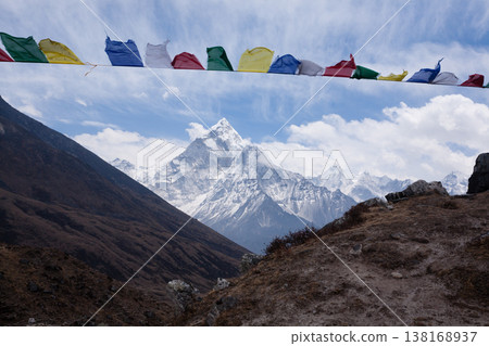 Landscape from Chukpi Lhara viewpoint, Dughla, Nepal Landscape from Chukpi Lhara viewpoint, Dughla, Nepal 138168937