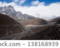 Everest base camp trekking path in Dughla area, Lobuche base camp, Nepal 138168939