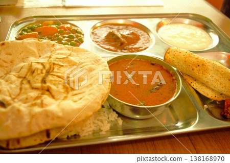 Nepalese cuisine: Dal Bhat 1 Nepalese cuisine: Dal Bhat 1 138168970