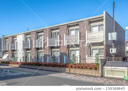 Apartment and fresh blue sky Apartment and fresh blue sky 138169645
