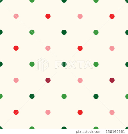 Holiday baubles seamless pattern. Christmas icon ornament. Halftone balls and stars noel festive decor Holiday baubles seamless pattern. Christmas icon ornament. Halftone balls and stars noel festive decor 138169661