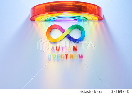 Rainbow infinity symbol for autism spectrum and neurodiversity Rainbow infinity symbol for autism spectrum and neurodiversity 138169898