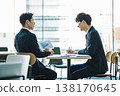 Young businessmen discussing in a meeting 138170645