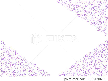 Heart pattern background, purple, 3 colors, border heart Heart pattern background, purple, 3 colors, border heart 138170693