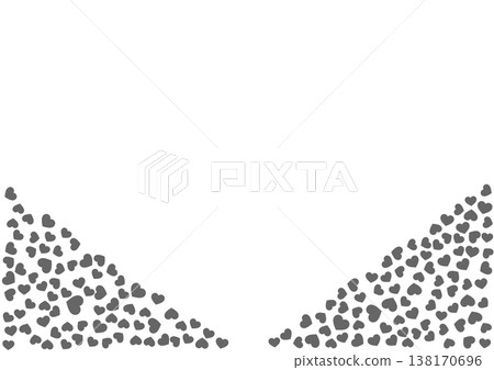 Heart pattern background Black and white solid heart Heart pattern background Black and white solid heart 138170696