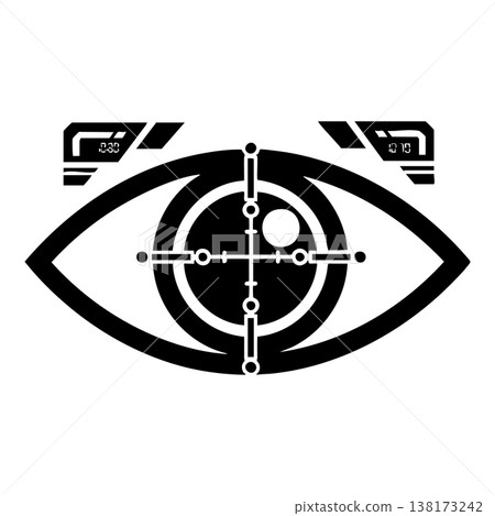 target with arrow 138173242