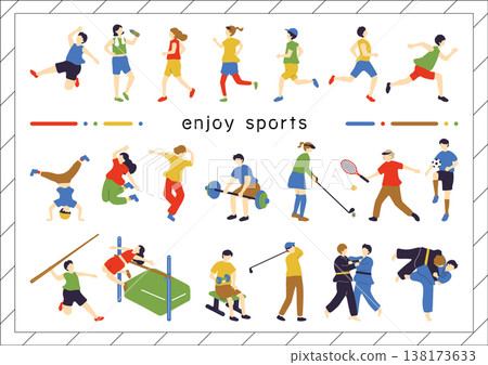 People who enjoy sports 138173633