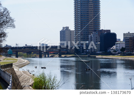 阪急鐵路今津線鐵路橋 阪急鐵路今津線鐵路橋 138173670