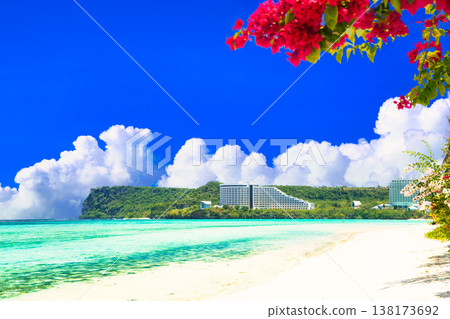 The beautiful coral reefs of Tumon Bay, Guam. The beautiful coral reefs of Tumon Bay, Guam. 138173692