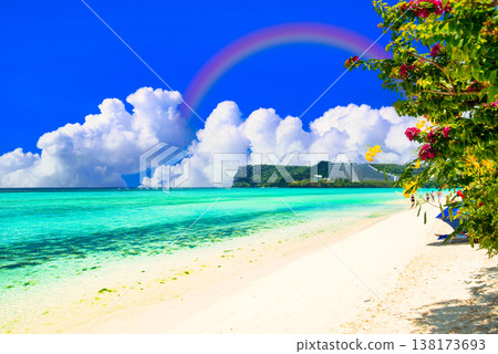 The beautiful coral reefs of Tumon Bay, Guam. The beautiful coral reefs of Tumon Bay, Guam. 138173693