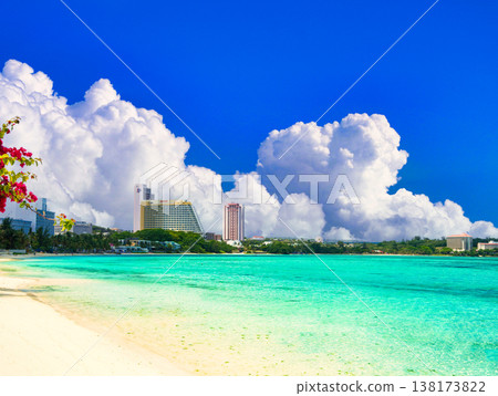 The beautiful coral reefs of Tumon Bay, Guam. The beautiful coral reefs of Tumon Bay, Guam. 138173822