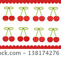 A set of cherries with various patterns 138174276